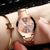 Korean-style simple and fashionable watches for women, students, men and women, quartz couples, waterproof, ultra-thin cross-border shrimp skin details Picture
